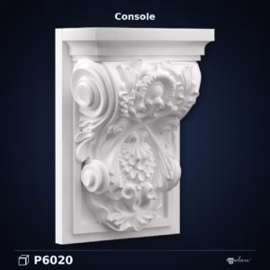 Consolă Decorativă din Poliuretan 10x18x27 cm Model Clasic