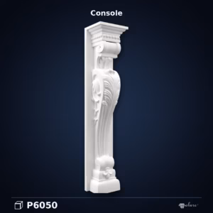 Consolă Decorativă din Poliuretan 19x20x105 cm Model Clasic