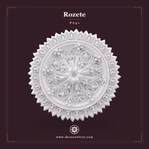 Rozetă Tavan Poliuretan cu Motif Classic 66 cm