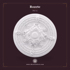 Rozetă Tavan din Poliuretan Model Ornamental 65 cm