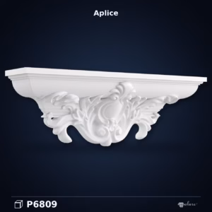 Aplică Decorativă din Poliuretan cu Relief Acant 50 cm
