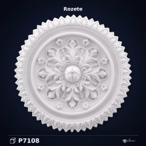 Rozetă Tavan Poliuretan 32x32 cm Model Clasic Decorativ