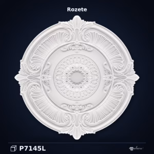 Rozetă Tavan din Poliuretan 150x150 cm cu Relief Clasic