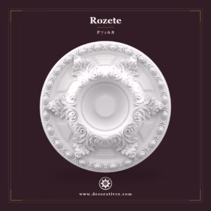Rozetă de Tavan Clasică din Poliuretan 118x10 cm Decorativă