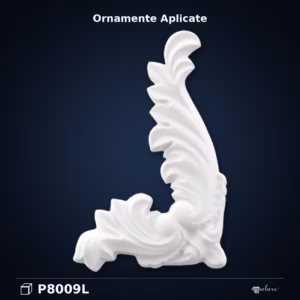 Ornament Decorativ Stânga din Poliuretan 13x8 cm
