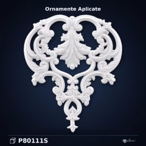 Ornament Sculptat din Poliuretan cu Relief Baroc 24x20 cm