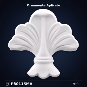 Ornament Decorativ din Poliuretan 12x12 cm cu Frunze de Acant