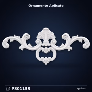 Ornament Decorativ din Poliuretan cu Volute și Acant 17x39 cm