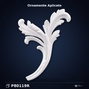 Ornament Decorativ Poliuretan 26x17 cm Model Sculptat