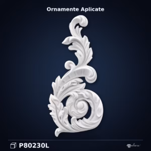 Ornament Decorativ Frunze din Poliuretan 32x15 cm