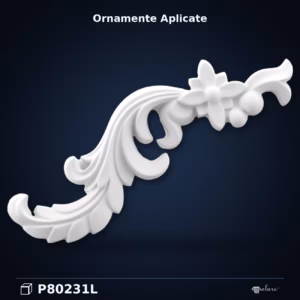 Ornament Decorativ Sculptat din Poliuretan 13x20 cm P80231L