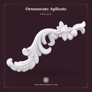 Ornament Decorativ Sculptat din Poliuretan 13x20 cm P80231L