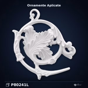 Ornament Decorativ din Poliuretan P80241L Stânga 43x38 cm