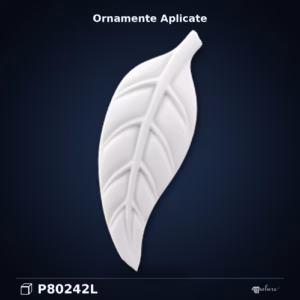 Ornament Vegetal Frunză din Poliuretan 11x4x2 cm