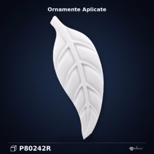 Ornament Decorativ Frunză din Poliuretan 11x4 cm