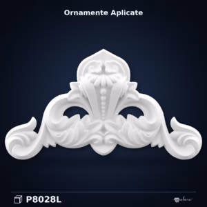 Ornament Decorativ din Poliuretan cu Frunze de Acant 24x43 cm