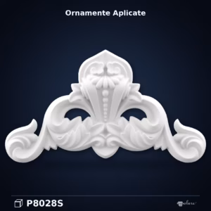 Ornament Decorativ din Poliuretan cu Volute 15x27 cm