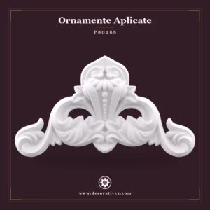 Ornament Decorativ din Poliuretan cu Volute 15x27 cm
