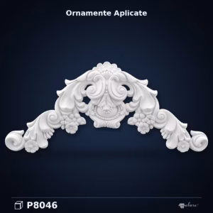 Ornament Fronton din Poliuretan 36x81 cm pentru Perete și Uși