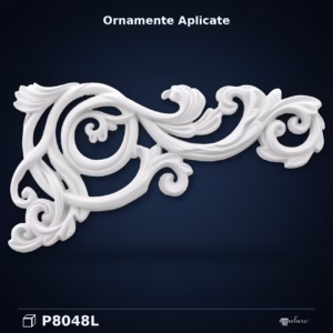 Ornament Decorativ Poliuretan pentru Colț 21x39 cm