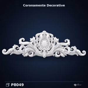 Fronton Decorativ din Poliuretan cu Medalion 93x30 cm