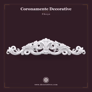 Fronton Decorativ Poliuretan cu Relief 4x91x20 cm