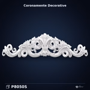 Fronton Decorativ Sculptat din Poliuretan 3x61x17 cm
