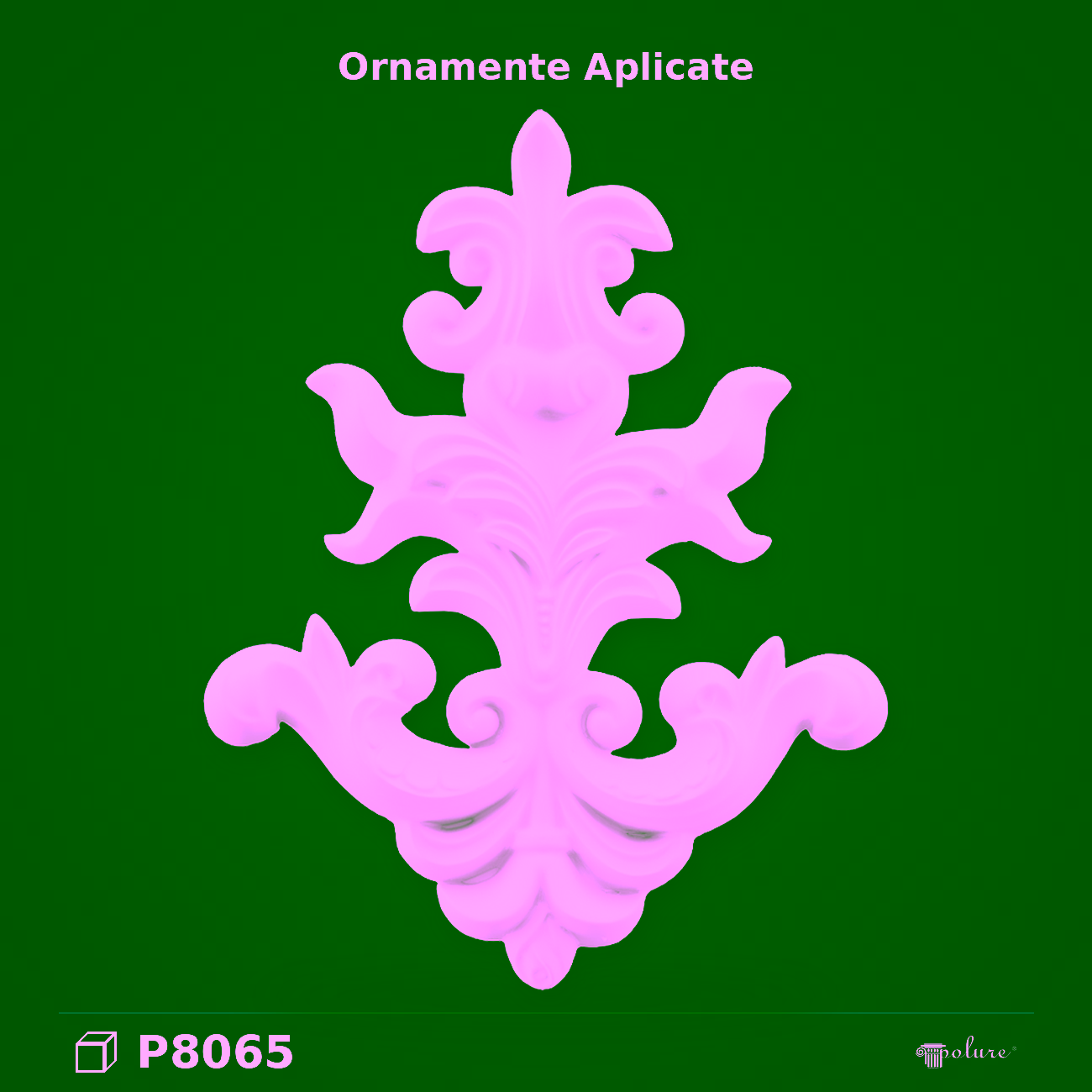 Ornament Decorativ Poliuretan Motif Acant 31×3 cm