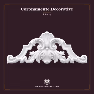 Fronton Decorativ din Poliuretan pentru Uși și Ferestre 3x57 cm