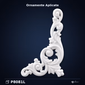 Ornament Decorativ de Colț din Poliuretan 24x15 cm