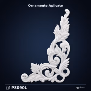 Ornament Decorativ de Colț din Poliuretan 101x67 cm