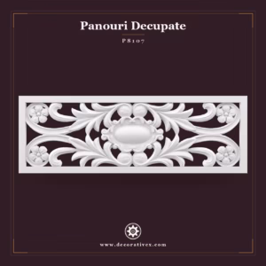 Panou Decorativ Traforat din Poliuretan 36x106x3 cm