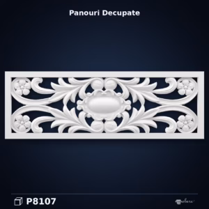Panou Decorativ Traforat din Poliuretan 36x106x3 cm