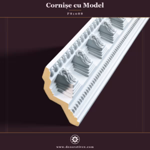 Cornișă Decorativă Poliuretan Cu Relief Classat 9x10 cm