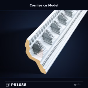 Cornișă Decorativă Poliuretan Cu Relief Classat 9x10 cm
