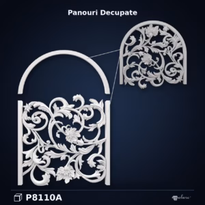 Panou Decorativ Traforat din Poliuretan cu Arcadă 142x99 cm