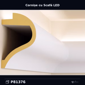 Scafă LED Lumină Indirectă Poliuretan 9x14 cm