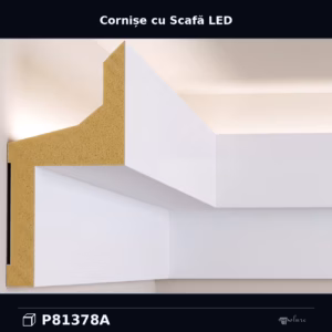 Profil Poliuretan pentru Iluminat Indirect LED 10x20 cm