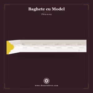 Baghetă Decorativă din Poliuretan cu Model 2x4 cm