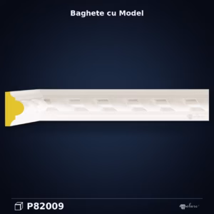 Baghetă Decorativă din Poliuretan cu Model 2x4 cm