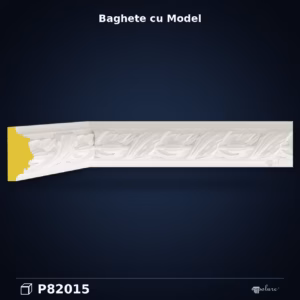 Baghetă Decorativă cu Model din Poliuretan 5x3 cm