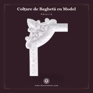 Colțar Decorativ din Poliuretan 35x26 cm cu Relief