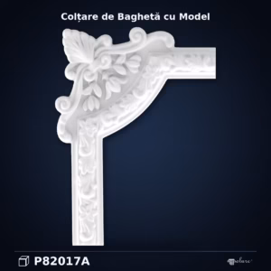 Colțar Decorativ din Poliuretan 35x26 cm cu Relief