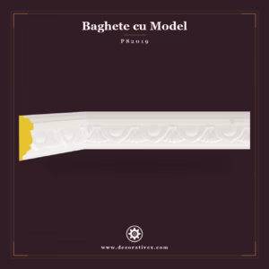 Baghetă Decorativă din Poliuretan cu Model 2x5 cm