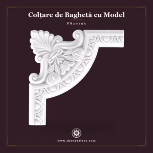 Colțar Decorativ Poliuretan 28x28 cm Motif Clasic