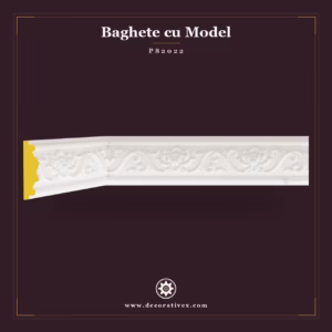 Baghetă Decorativă din Poliuretan cu Model 2x6 cm