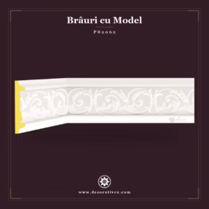 Brâu Decorativ din Poliuretan cu Model Clasic 8 cm