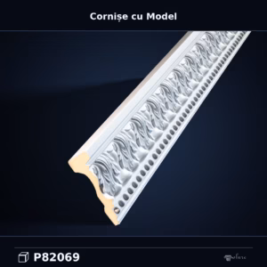Cornișă Decorativă din Poliuretan 3x11 cm Cu Relief