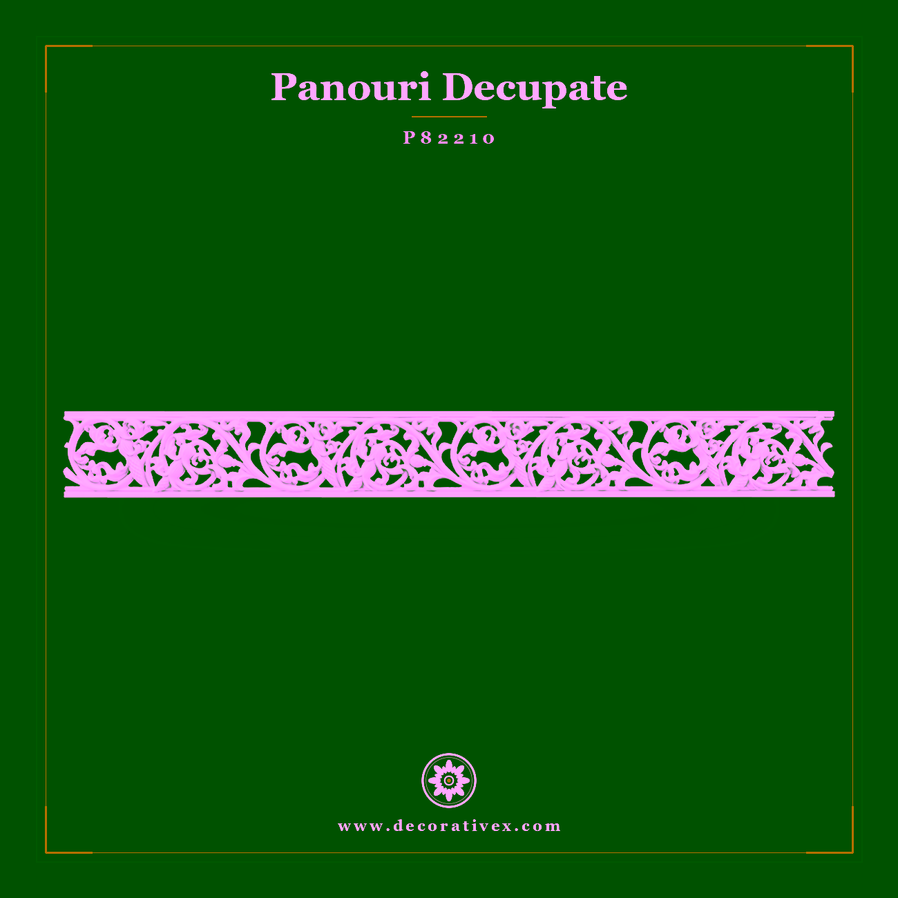 Panou Traforat Decorativ Poliuretan 24x210x4 cm