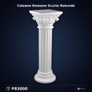 Coloană Scurtă Stil Roman din Poliuretan 36x107 cm